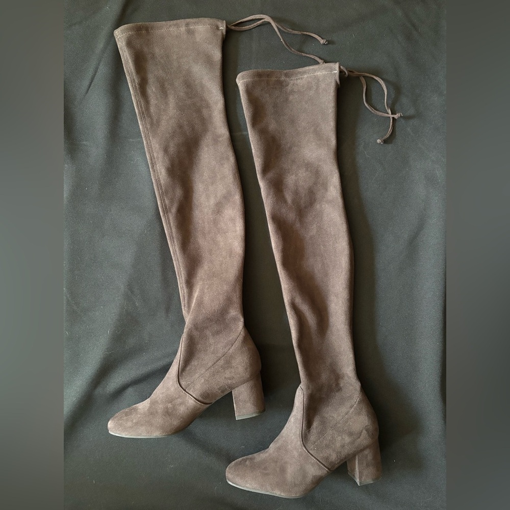 Suede Knee Highs